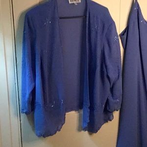 Karen Miller two piece set dress and jacket